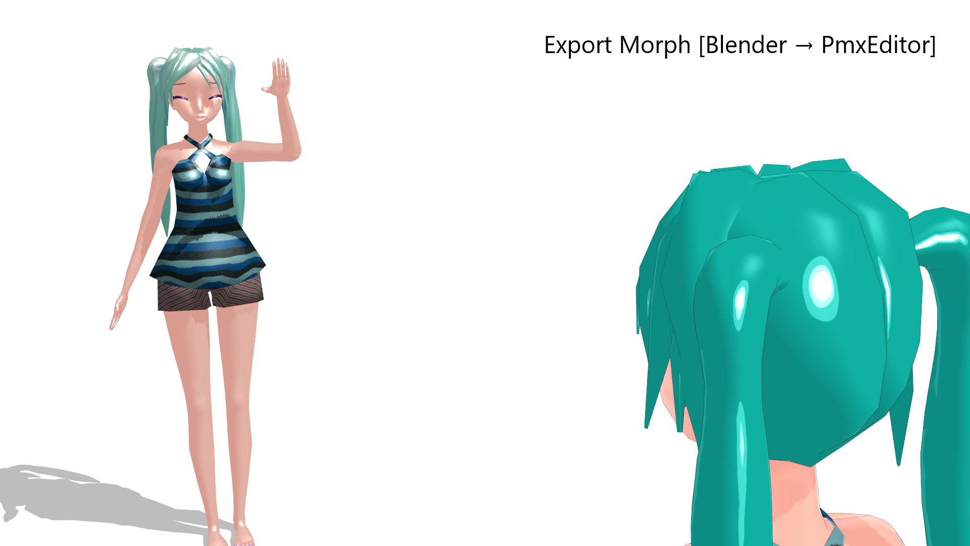 Export Morph [Blender → PmxEditor]